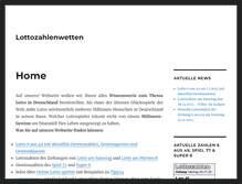 Tablet Screenshot of lottozahlenwetten.com